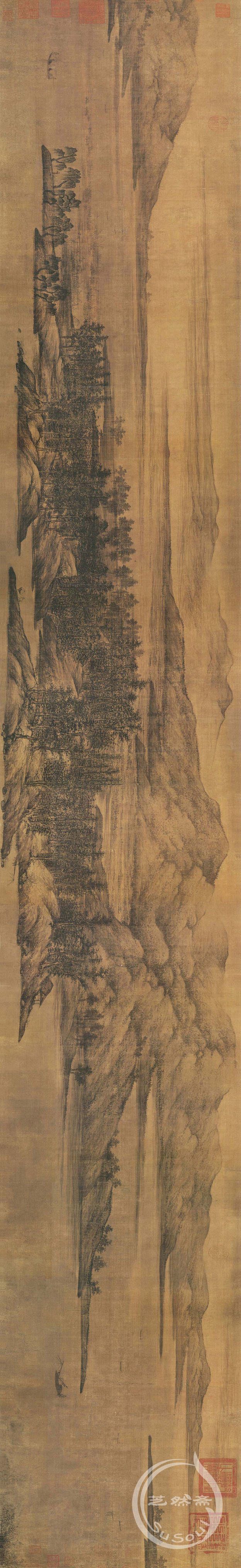 董源夏景山口待渡图长卷