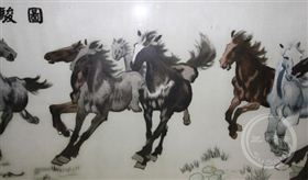 八骏图 苏绣动物