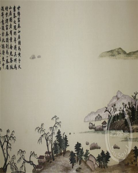苏绣卷轴
