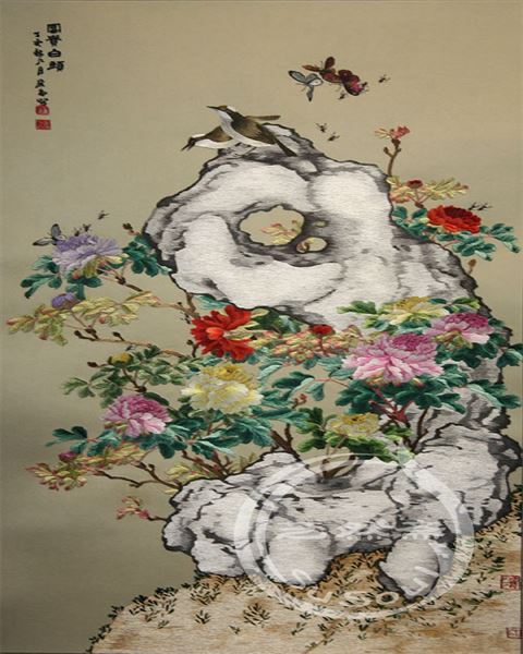 牡丹苏绣