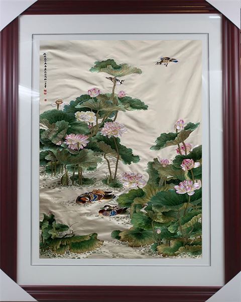 荷塘俪影