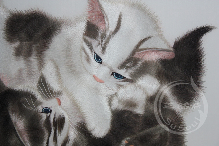 芝然斋|苏绣猫|贺寿礼品|长辈礼品|老人礼品|咨询电话400-8866-763