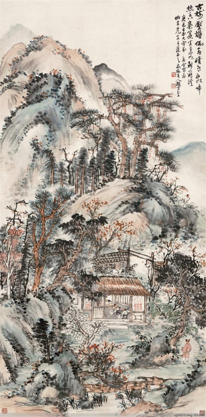 赵云壑 《古树春晴》