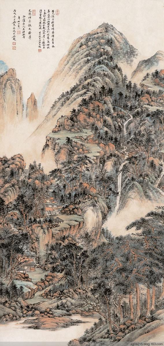 吴琴木 《松壑龙游》