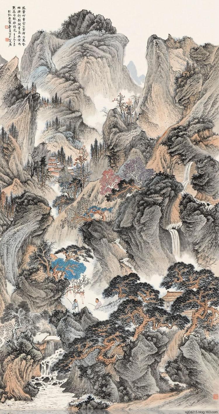 郑午昌 《层峦叠嶂》