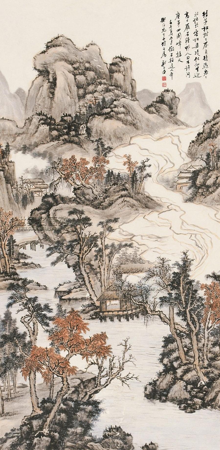 郑午昌 《不问尘事》