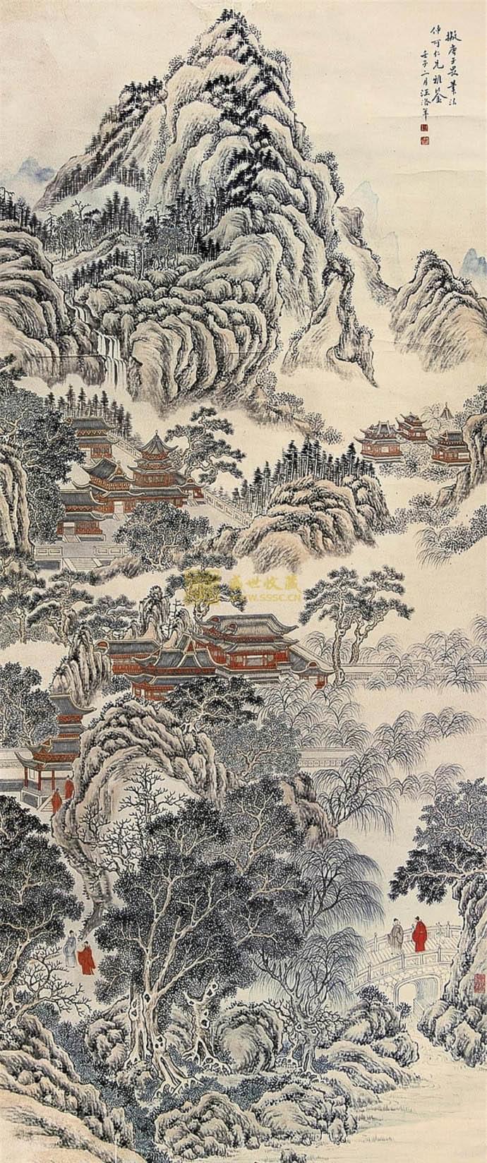 汪洛年 《西山宫苑》