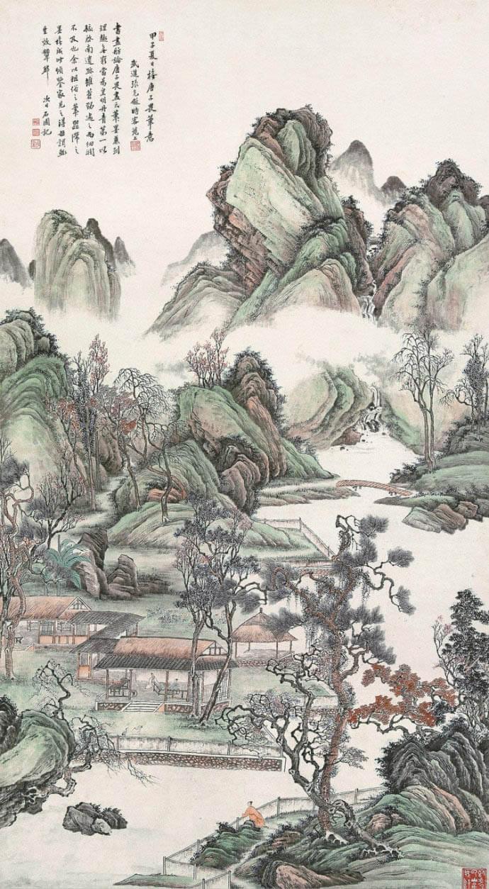 张石园 《春寒乍绿》