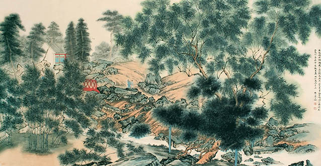 陈少梅 《谐趣园》