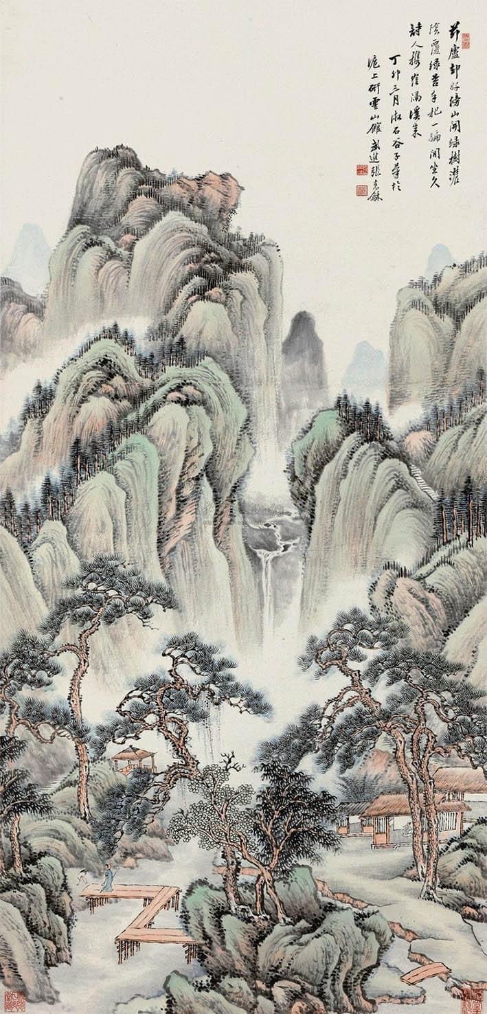 王翚 《松涧草庐》