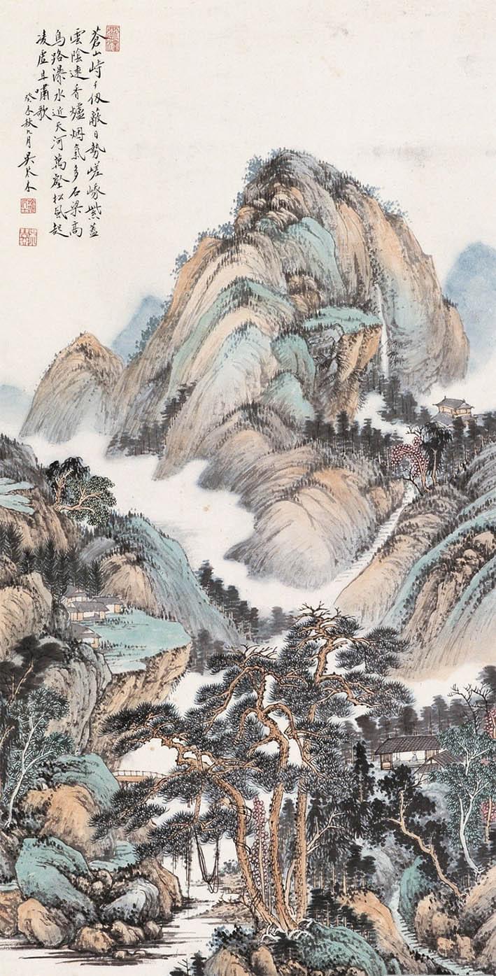 吴琴木 《苍山嵯峨》