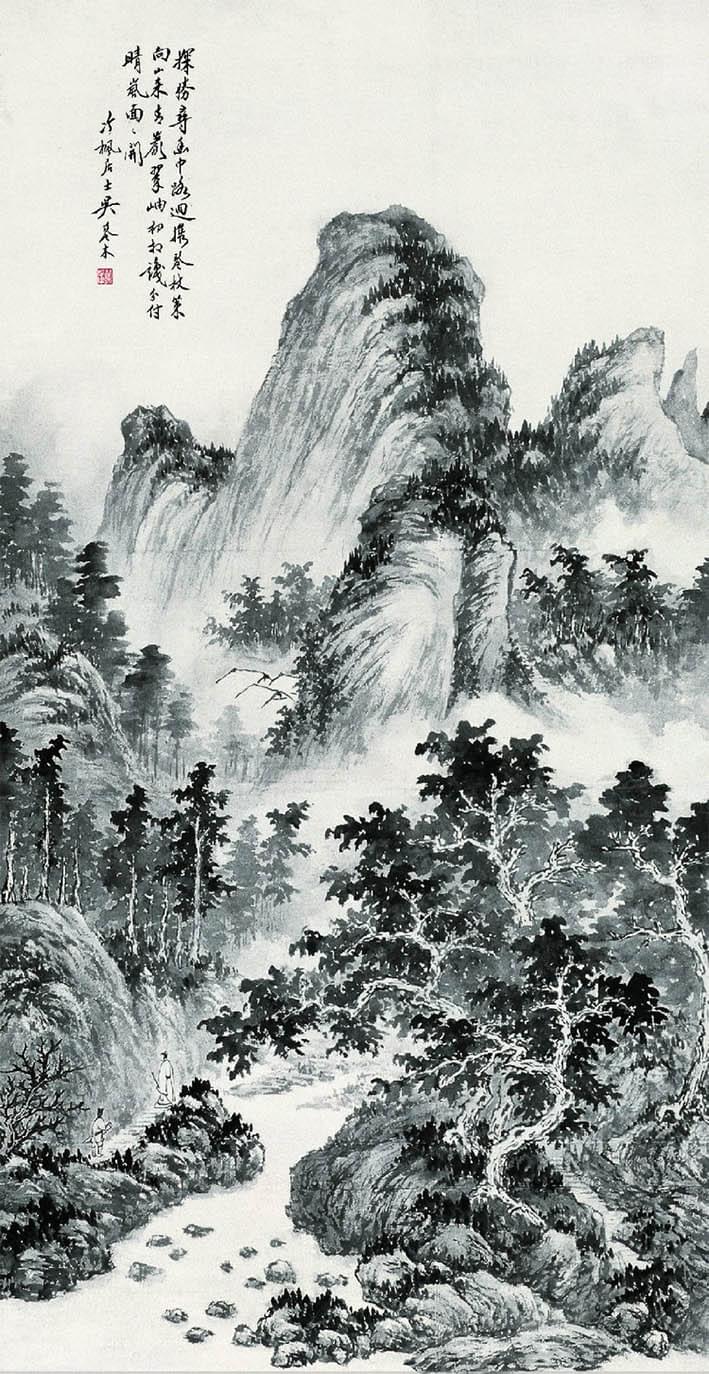 吴琴木 《探胜寻幽》