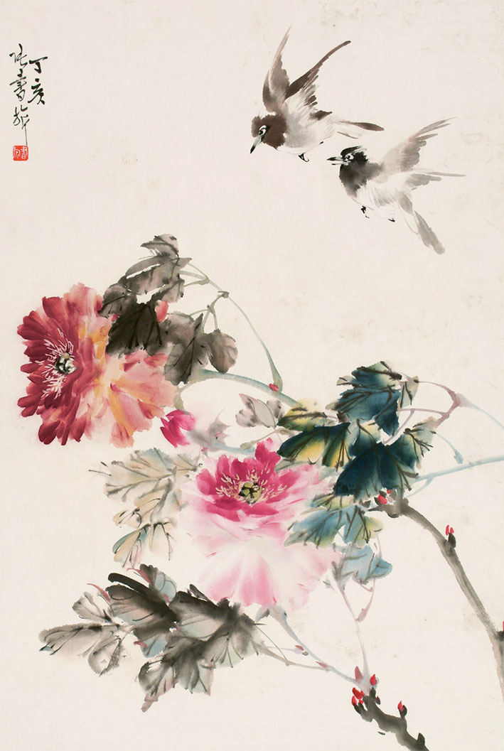 张书旂 《春风双飞》