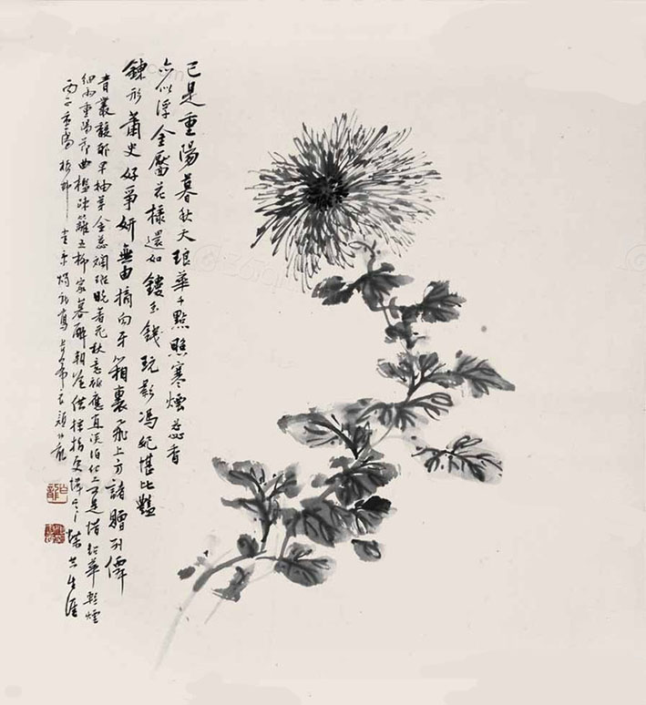 颜伯龙 《已是重阳暮秋天》