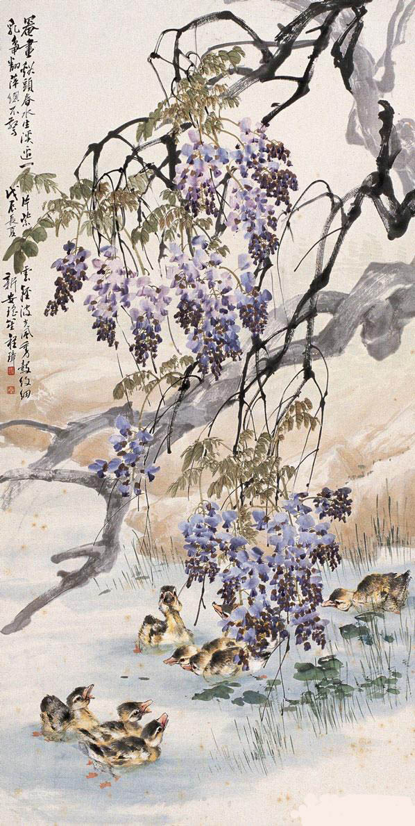 程璋 《春水生紫云》