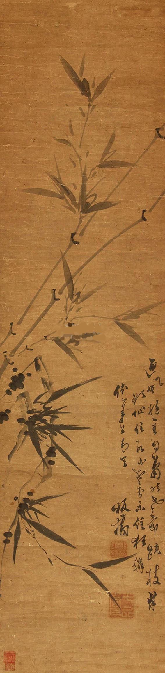 郑板桥 《风中兰竹》
