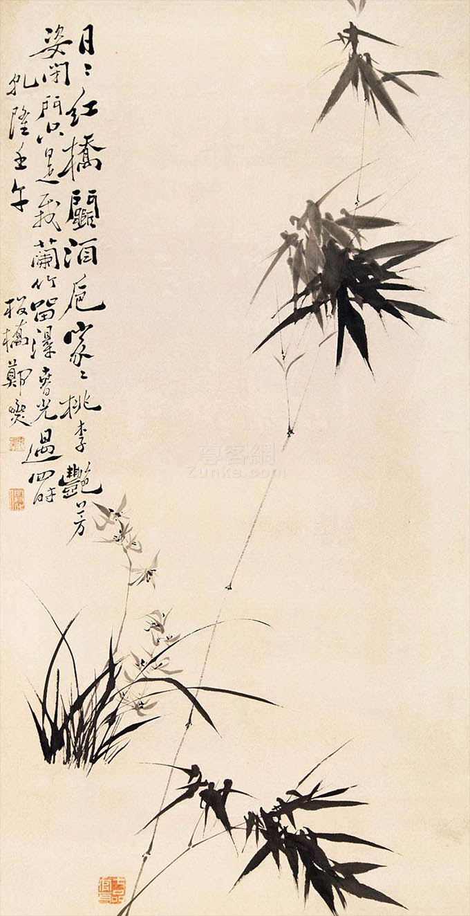 郑板桥 《留得春光过四时》