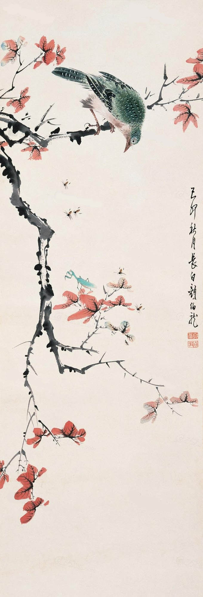 颜伯龙 《秋忙图》