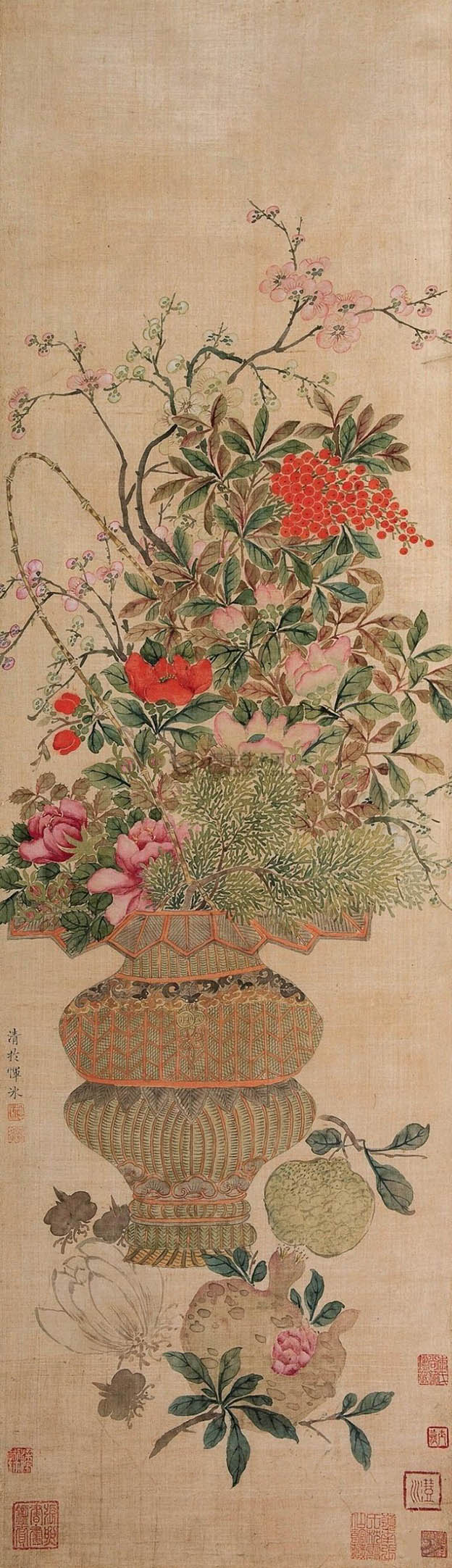 恽冰 《花篮》