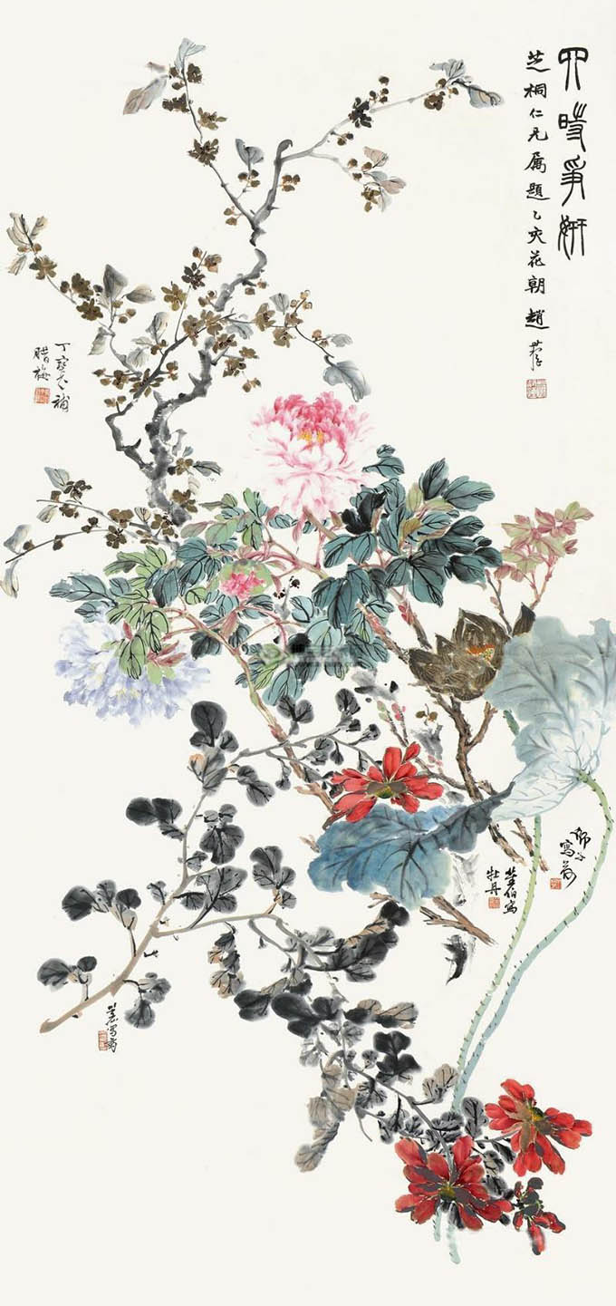 赵士鸿 《天暖争妍》