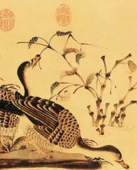 赵佶 《芦雁图》