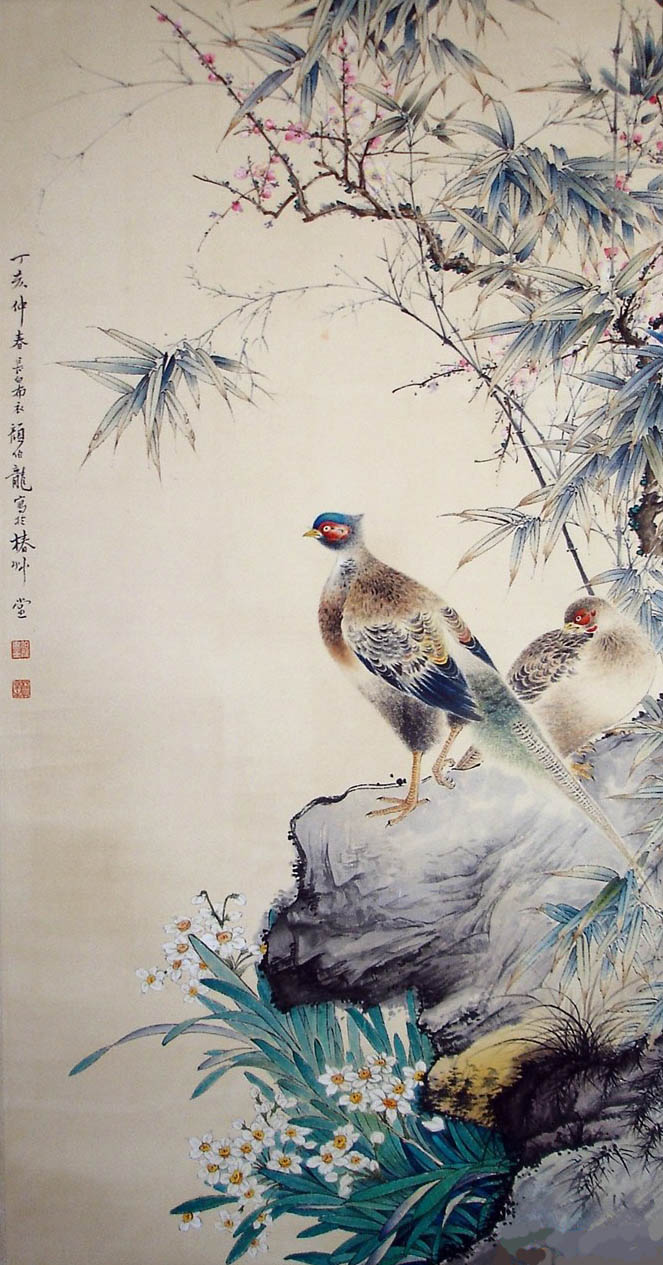颜伯龙 《仙葩清锦》