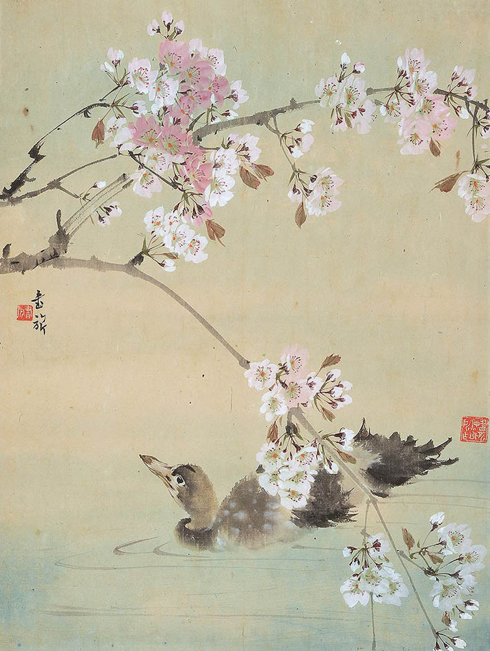 张书旂 《又度樱花红》