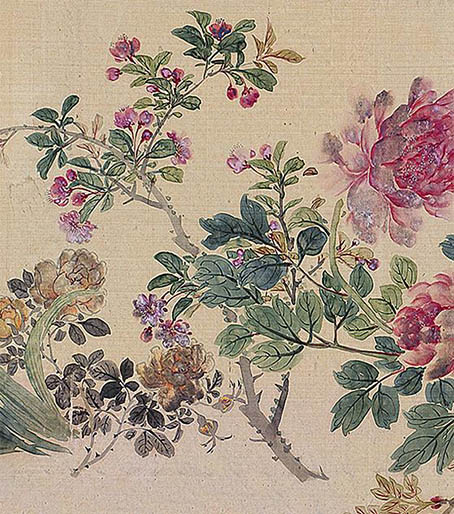 张熊 《春花葳蕤》长卷