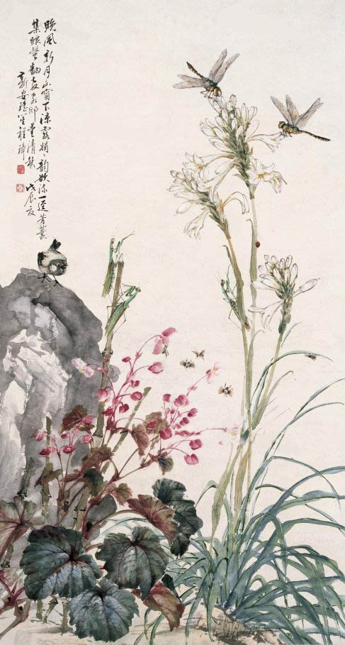 程璋 《晚风新月南窗下》