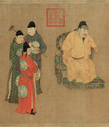 任仁发 《张果老见明皇图》卷