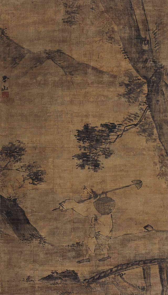 张路 《农归图》