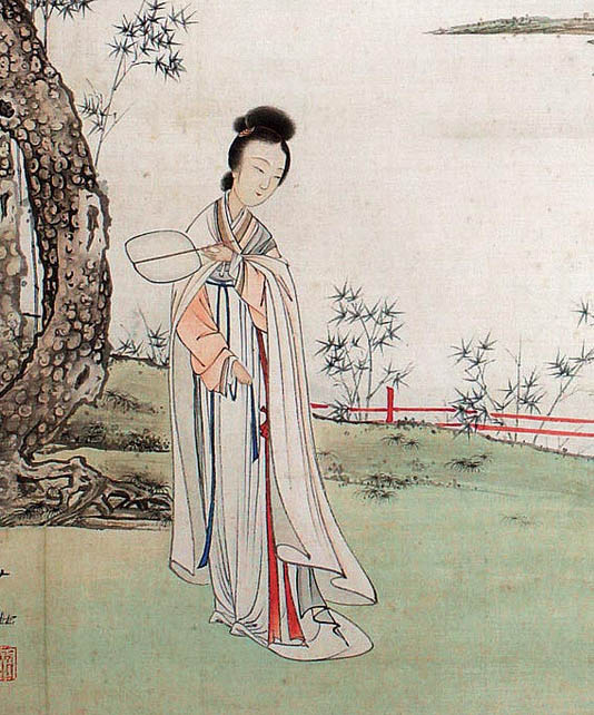陈少梅 《游园》