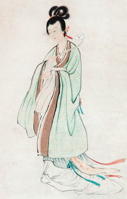 陈少梅 《仙娥》