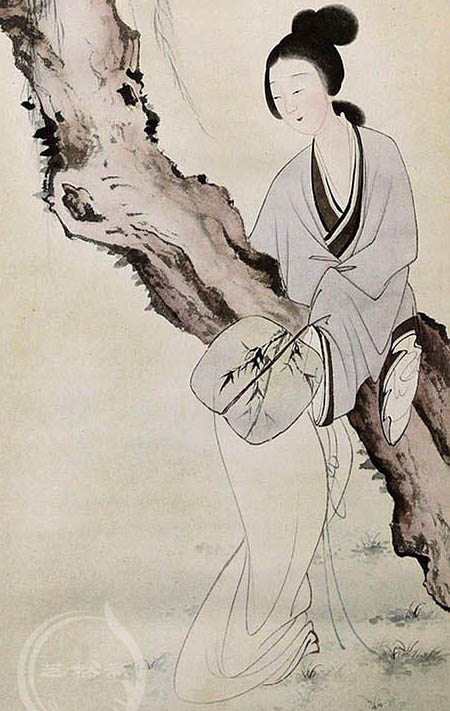 陈少梅 《柳姿》