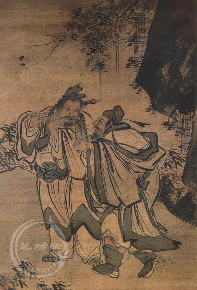 张路 《铁拐李与张果老》