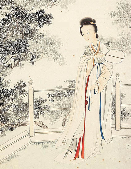 陈少梅 《何事佳人重感伤》