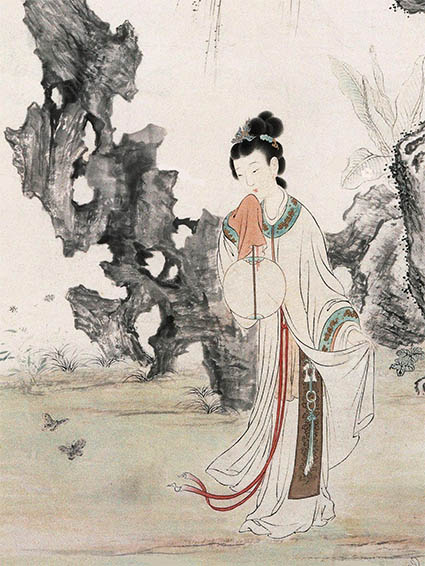 冯超然 《故迟莲步莫惊飞》