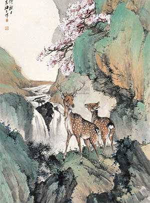 程璋 《仙源春永》