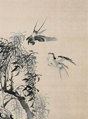 方济 《柳燕双飞》