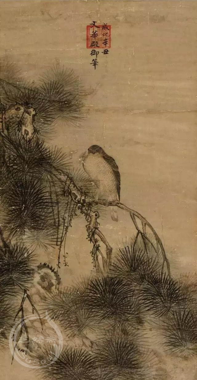 朱见深 《松鹰图》