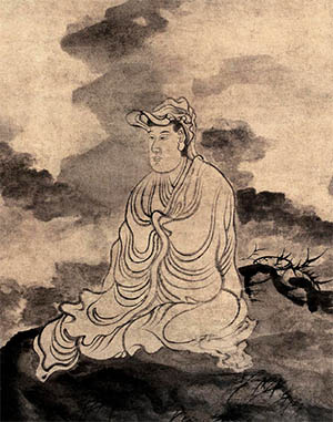 陈洪绶 《白衣罗汉图》