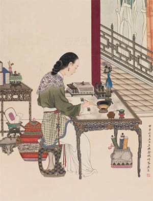 金城 《作画》