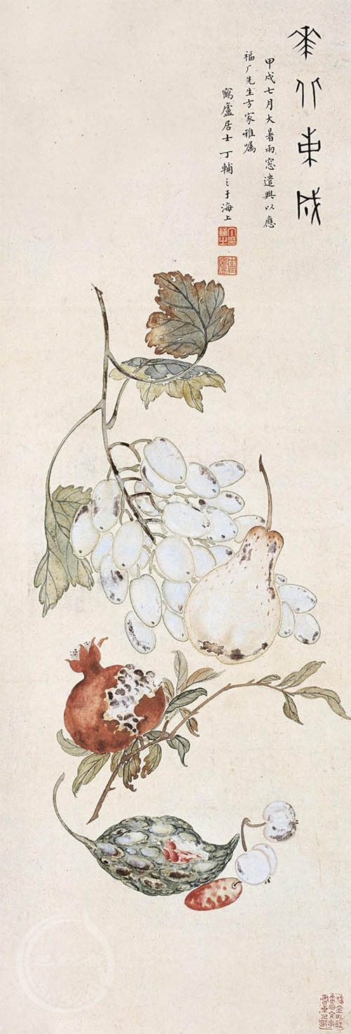 丁辅之 《花束北成》