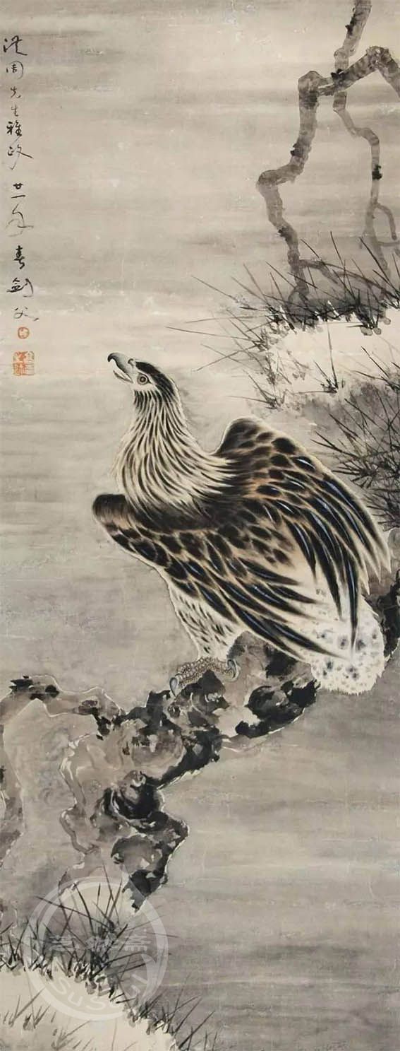 高剑父 《松鹰图》