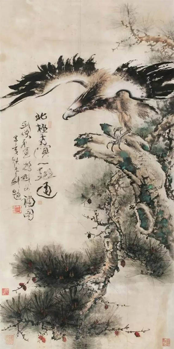高剑父 《北极南溟一翅通》