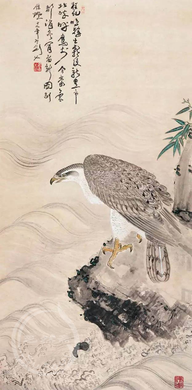 高剑父 《观沧海》