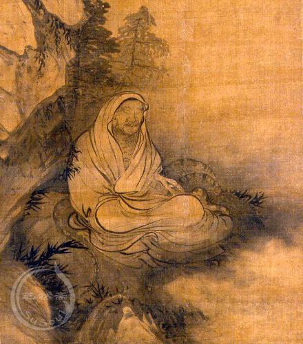 法常 《隐居罗汉图》