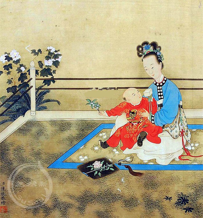 陈枚 《折桂图》