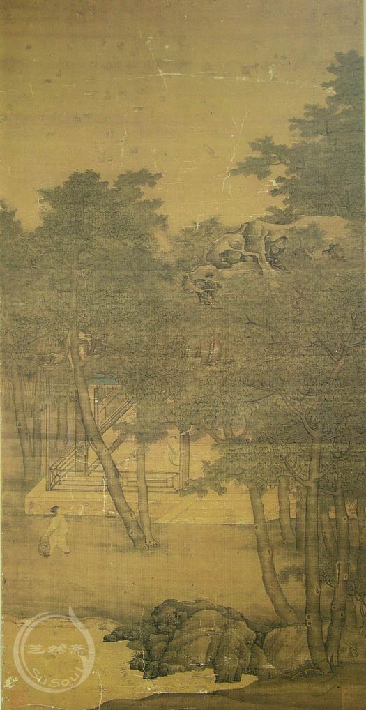 樊圻 《廊下桐风》