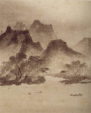 法常 《风雨渔歌》长卷